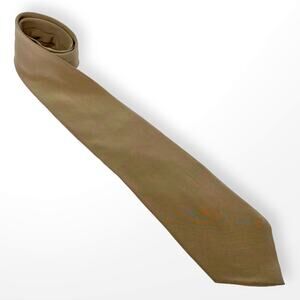 METROPOLITAN VIEW Vintage Brown Silk Solid Tie